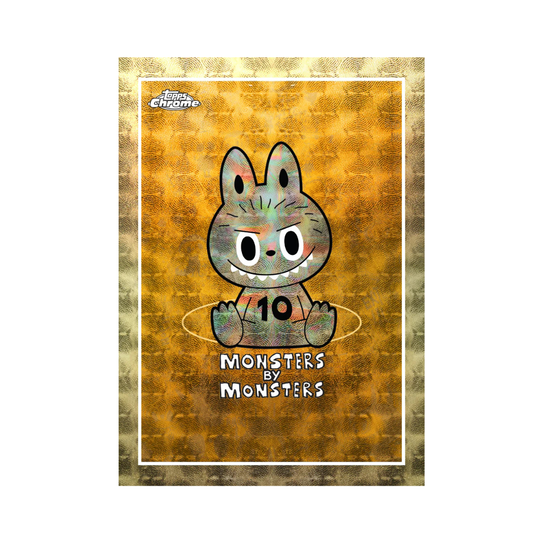 2025 Topps Chrome Labubu The Monsters 10th Anniversary Hobby Box